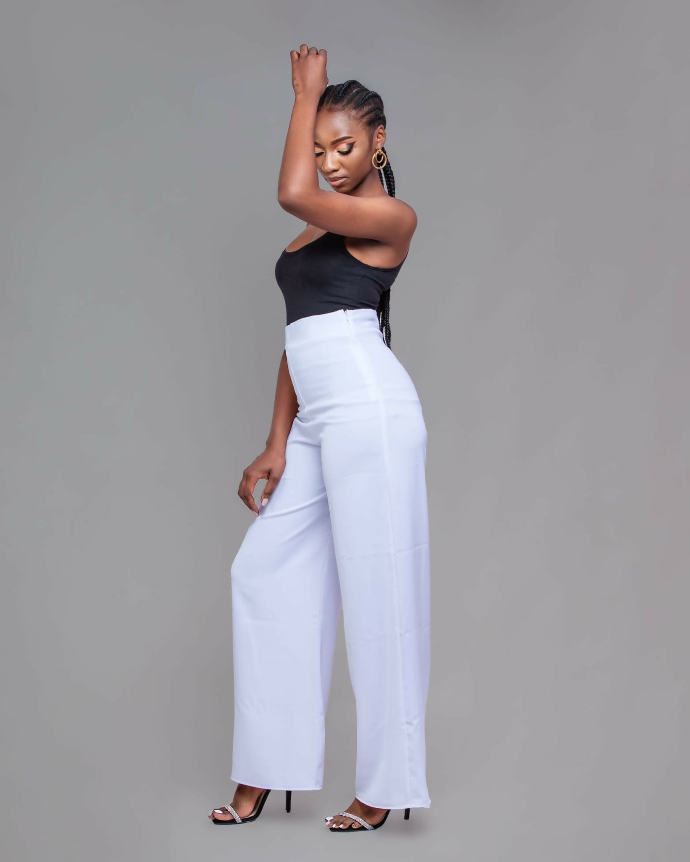 Da’Joy Fashions Polaris Pants - White - Shopzetu