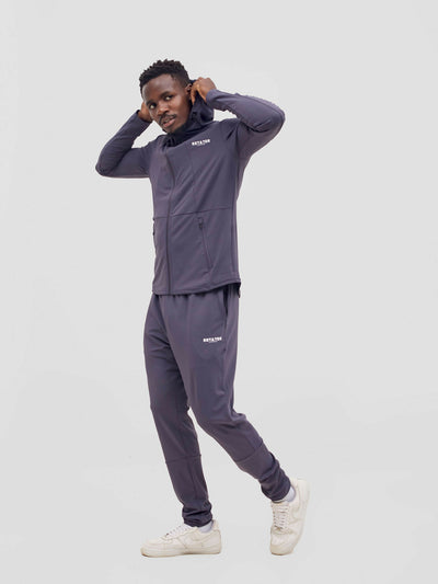 Rotator Active Wear Performance Tracksuit Set - Dark Grey - Shopzetu