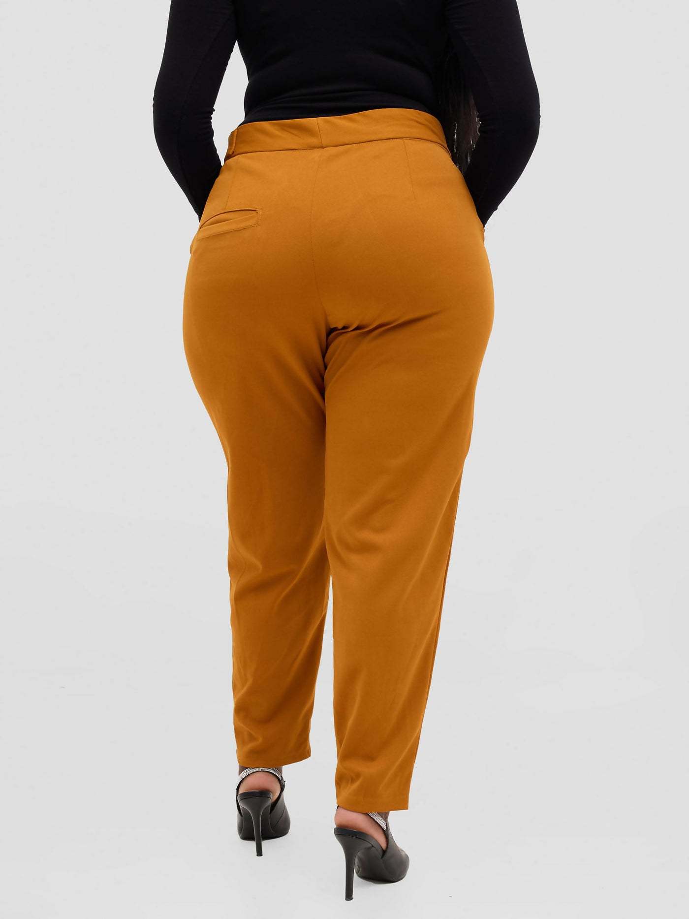 TimyT Urban Wear Bella Knot Pant - Mustard - Shopzetu