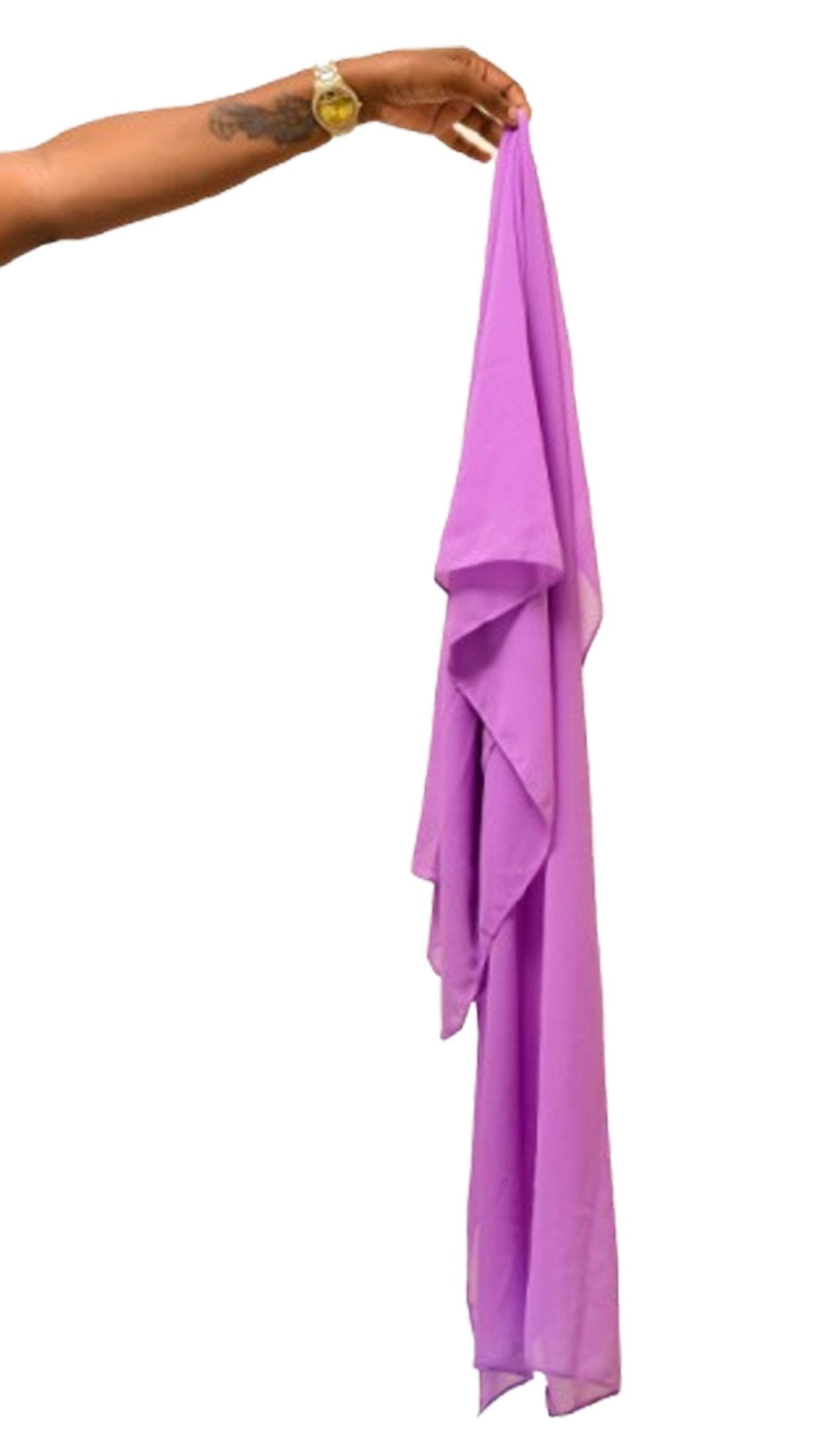 Bella Girls Store Royal Chiffon Scarf - Purple - Shopzetu