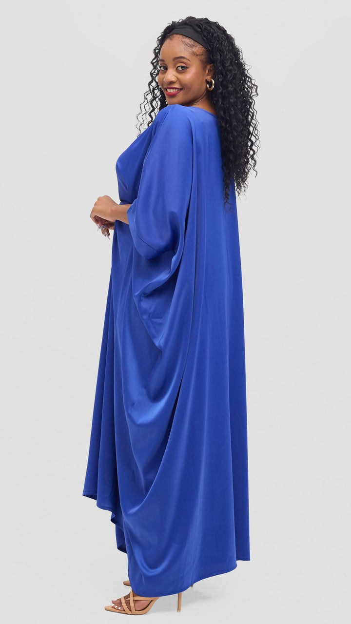 Jolly Fancy Wear Rich Auntie Kaftan Dress - Royal Blue
