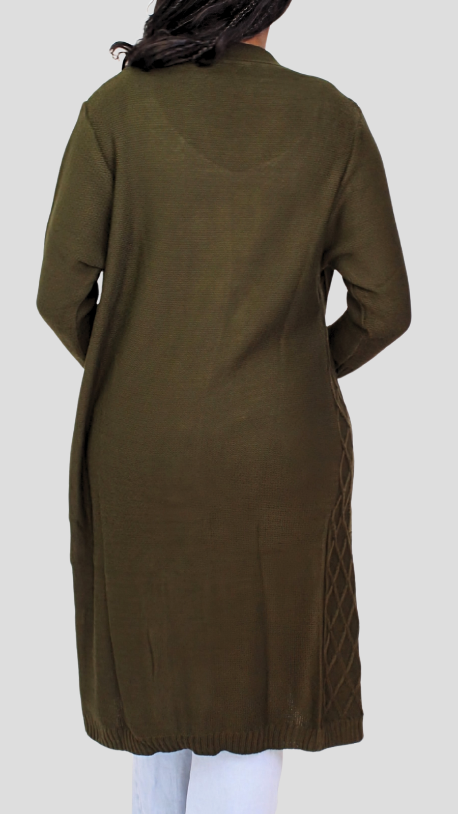 The Fashion Frenzy Waterfall Cardigan - Green
