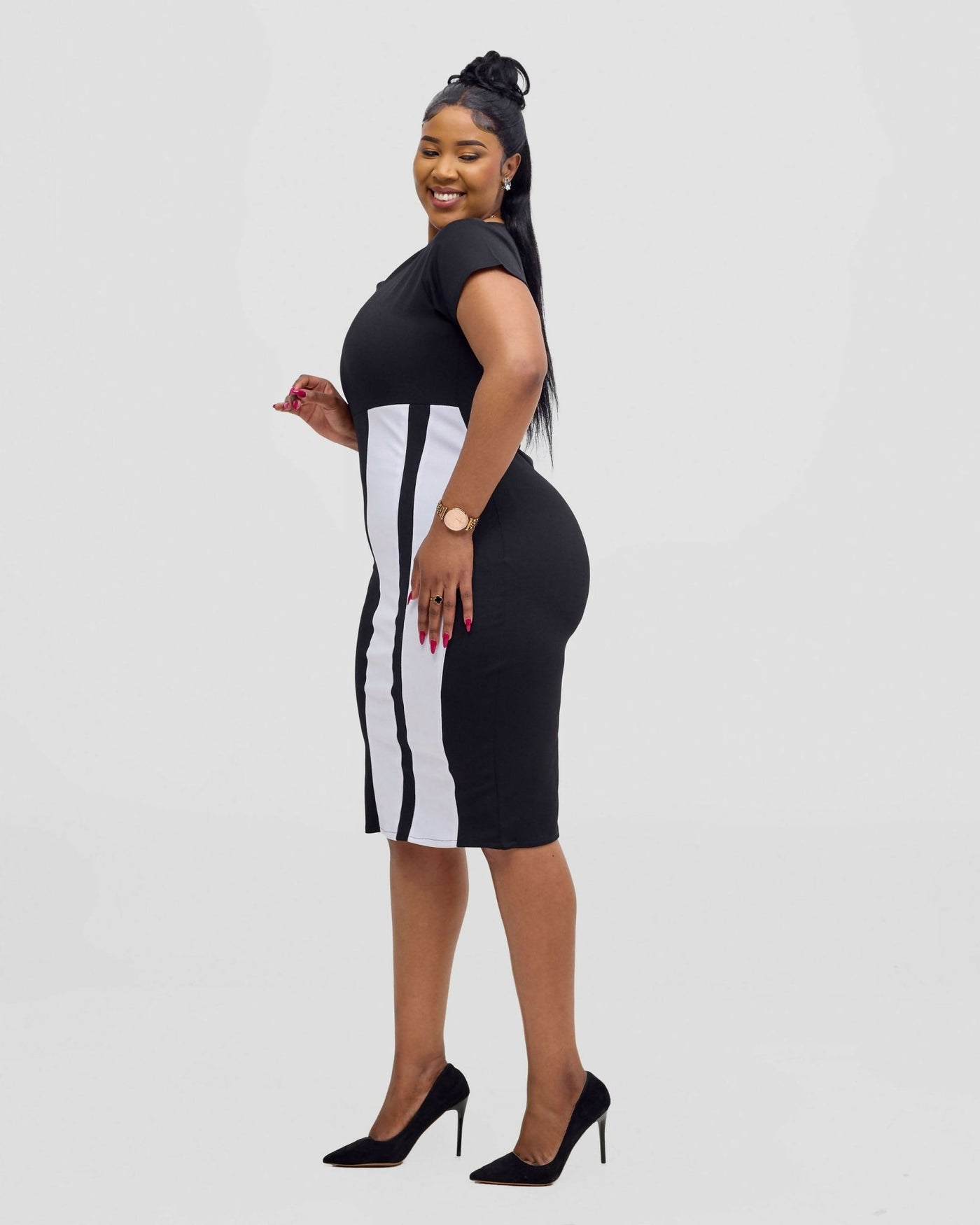 Kakiba Collections Linah Dress - Black - Shopzetu