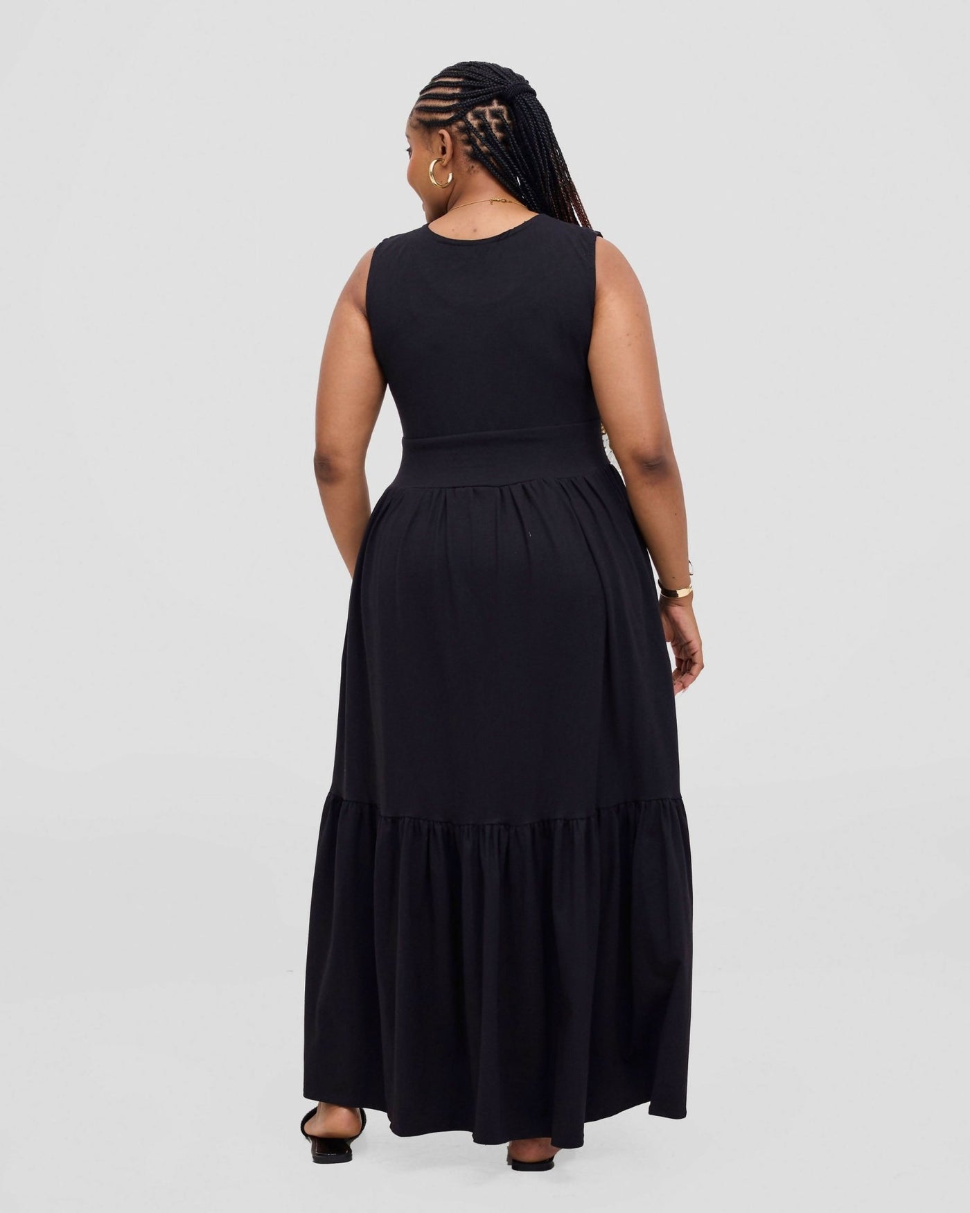 Gravio Saphie Dress - Black - Shopzetu