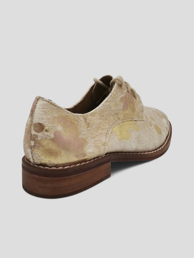 Julz Monty Brogues - Gold - Shopzetu
