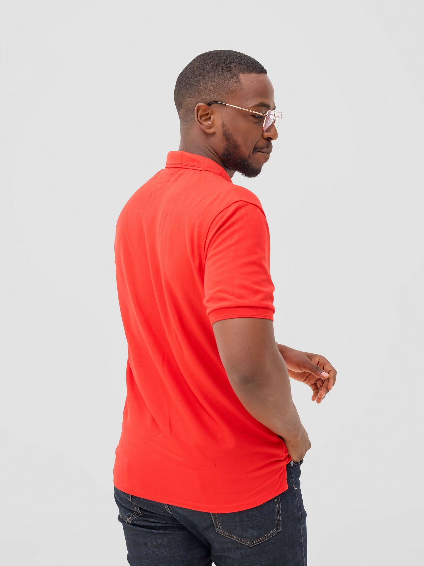 Zuria Fashions Polo T-shirt - Red - Shopzetu