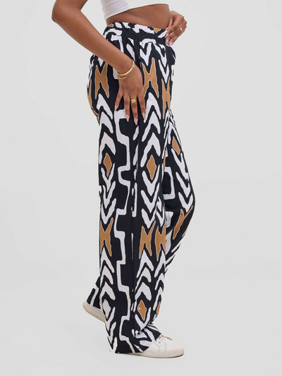 Gravio Fashions Kaya Pant - Ankara Print - Shopzetu