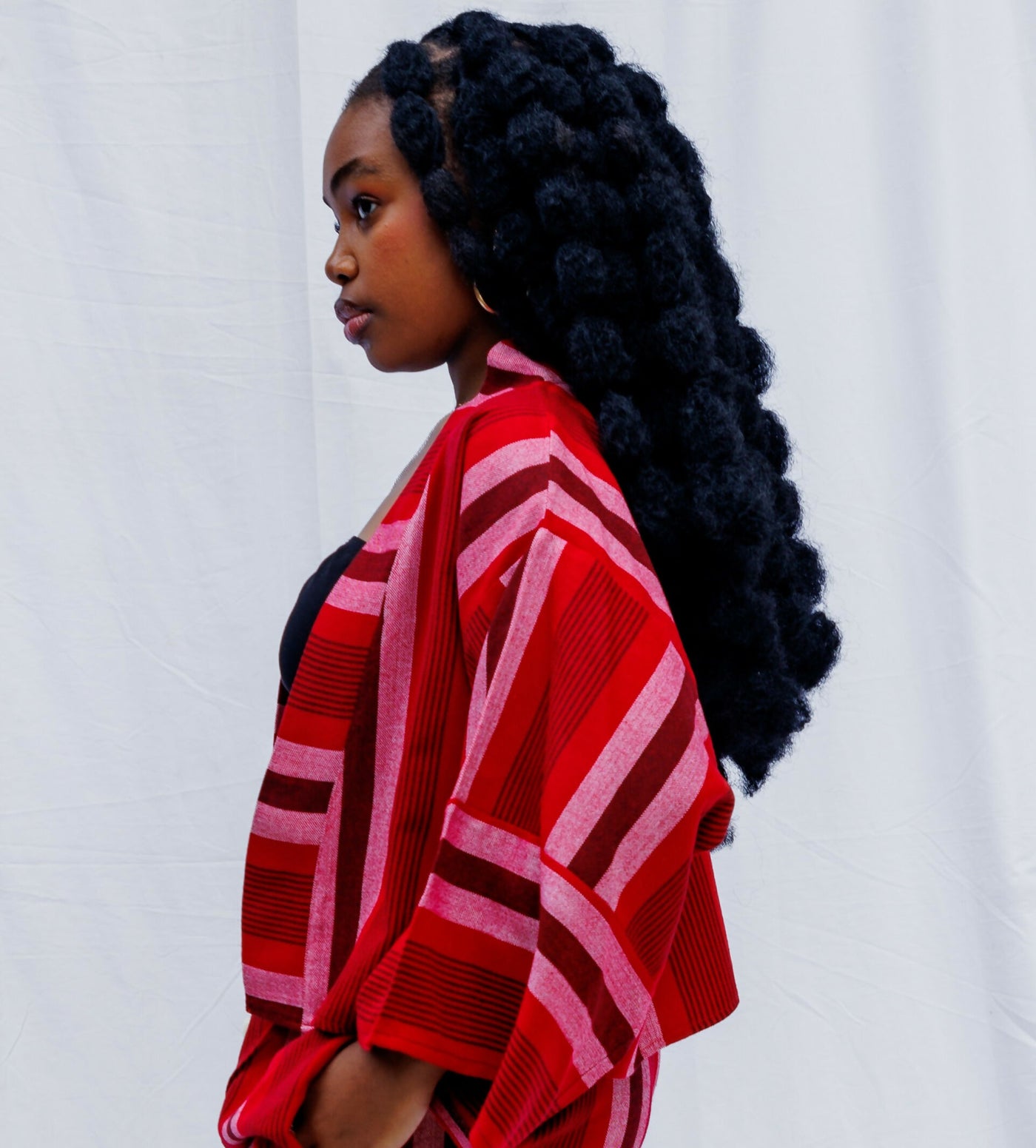 Liquid Lemn Zambarau Coat - Red