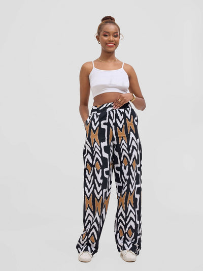 Gravio Fashions Kaya Pant - Ankara Print - Shopzetu