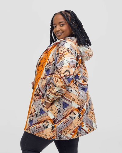 Gravio Fashions Kwame Hoodie Jacket - Cream - Shopzetu