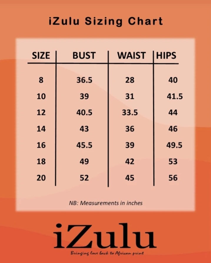 Izulu Mzinga Dress - Red