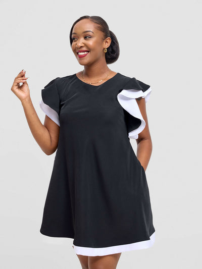 Mnubistyle Muni Dress - Black - Shopzetu