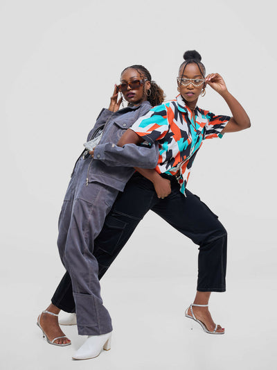 Kalungi Mwendo Jacket - Grey - Shopzetu