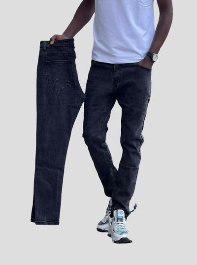 Stylish Brothers Wash Men Denim Jean - Black - Shopzetu