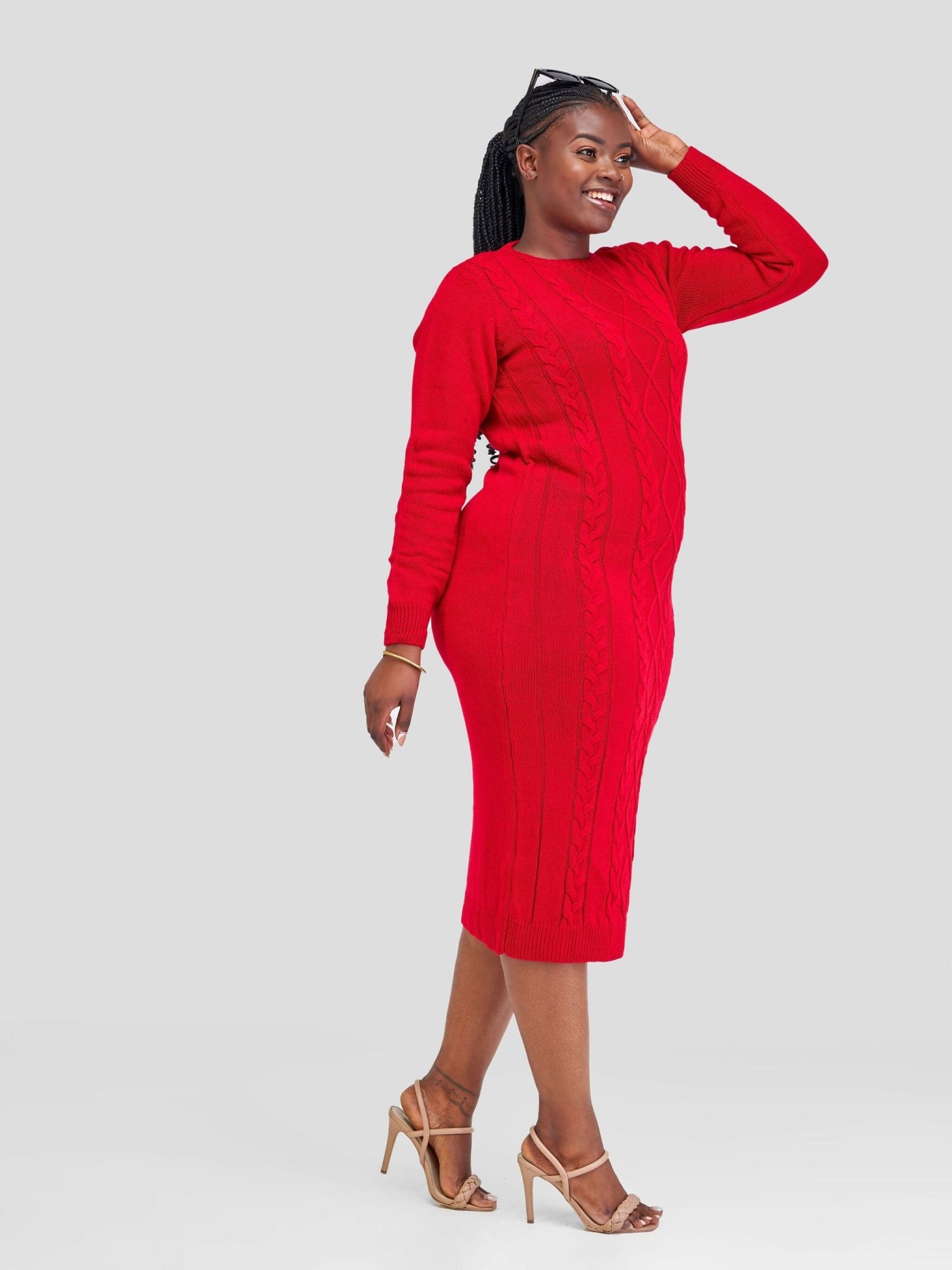 The Fashion Frenzy Dress - Red - Shopzetu