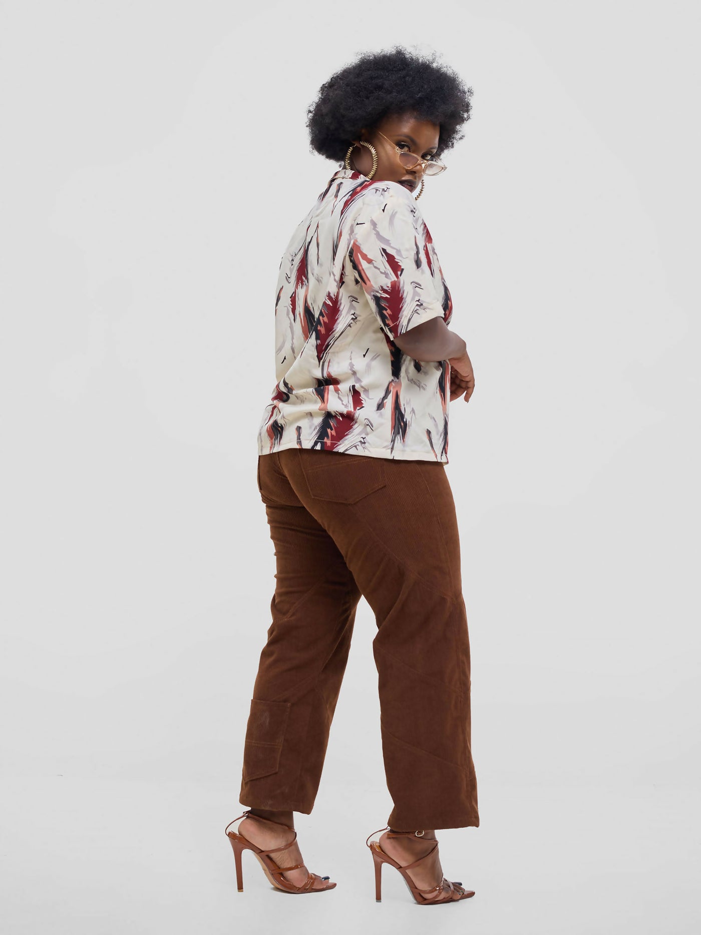 Kalungi Mshikaji Unisex Pant - Brown - Shopzetu