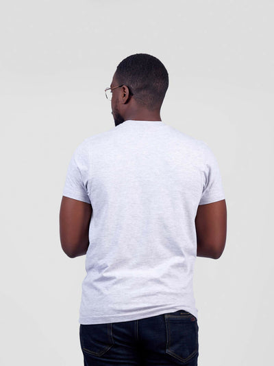 Zuria Fashions Unisex Roundneck T-shirt - Grey - Shopzetu