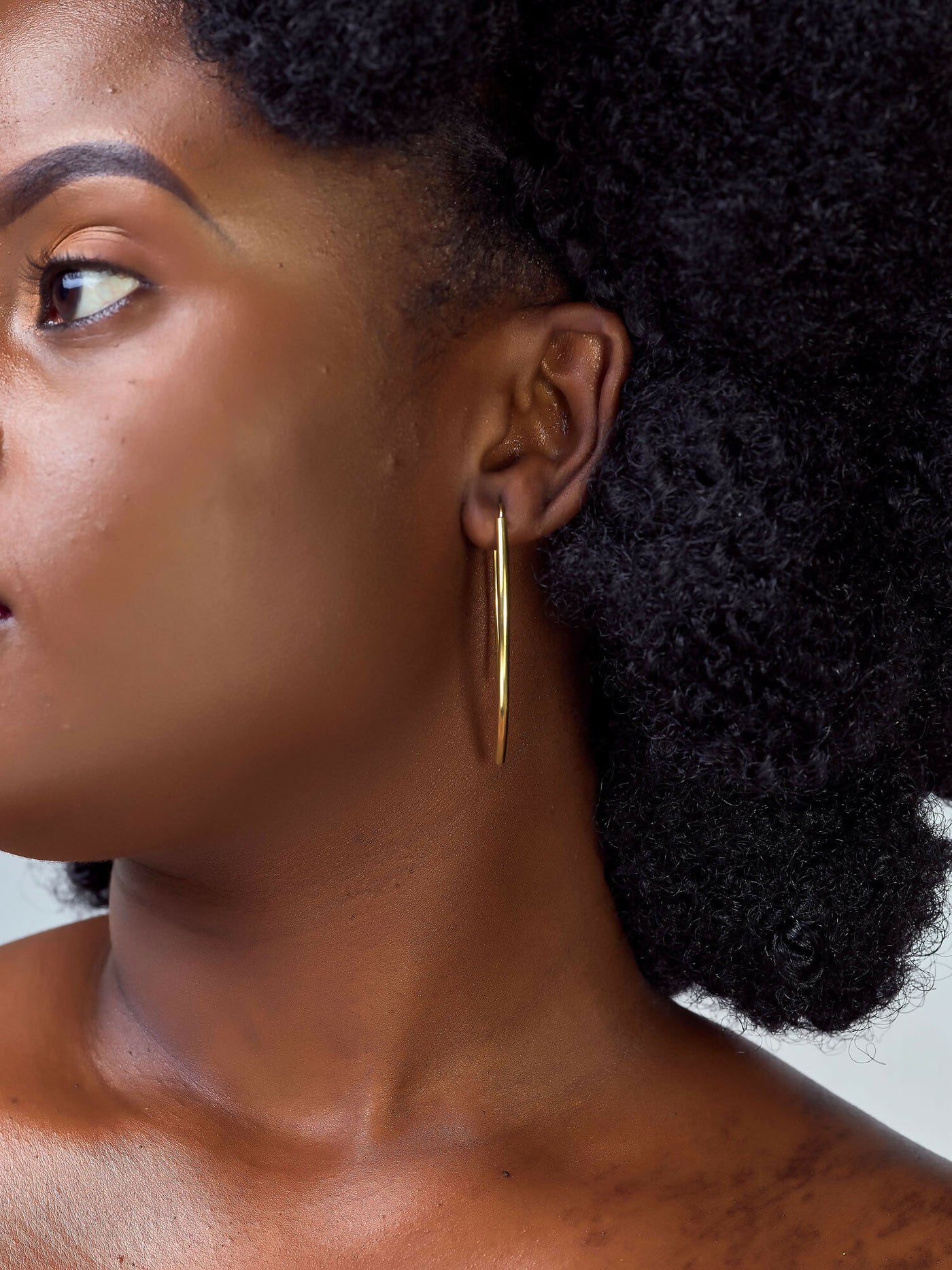 Kijivu Creatives Mkato Earring - Brass