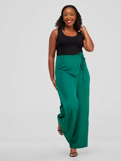 Tuli Dalia Overlap Pants - Green