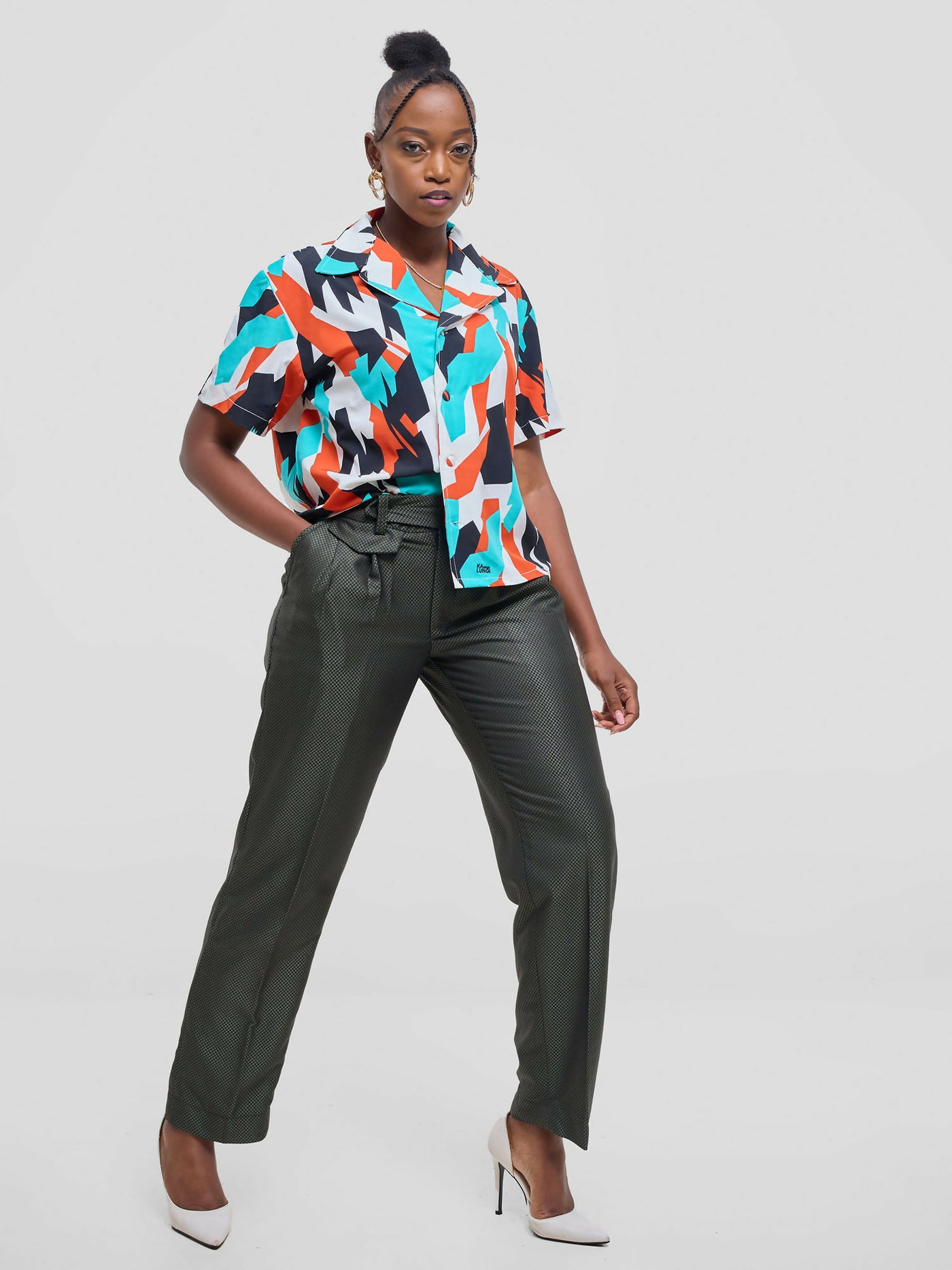 Kalungi Anga Unisex Shirt Top - Multicolored - Shopzetu