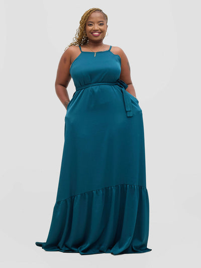 Lokali Designs Lola Dress - Teal - Shopzetu