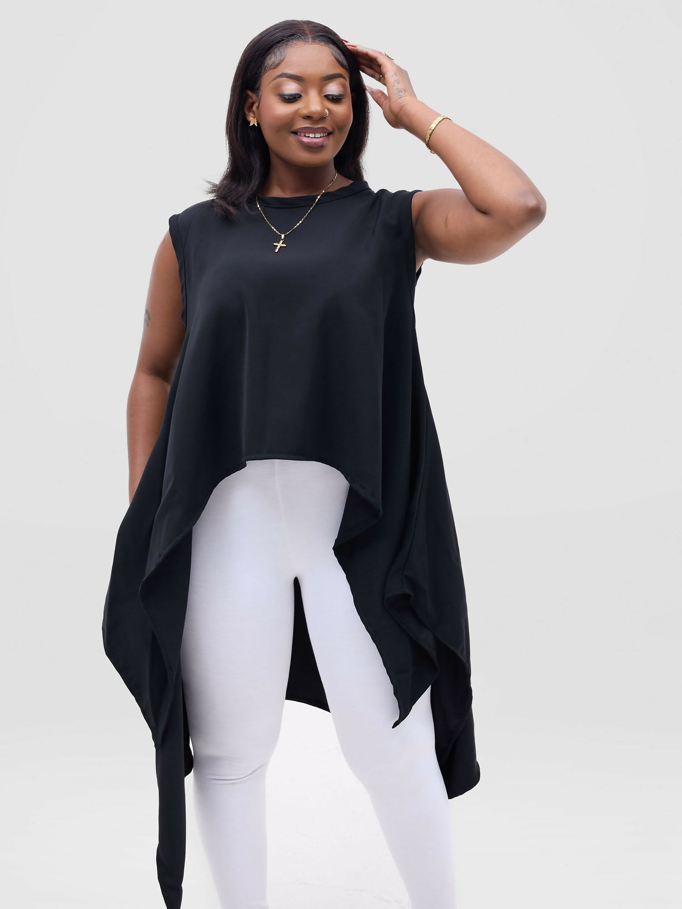 DnD Couture Didi Opal Top - Black - Shopzetu