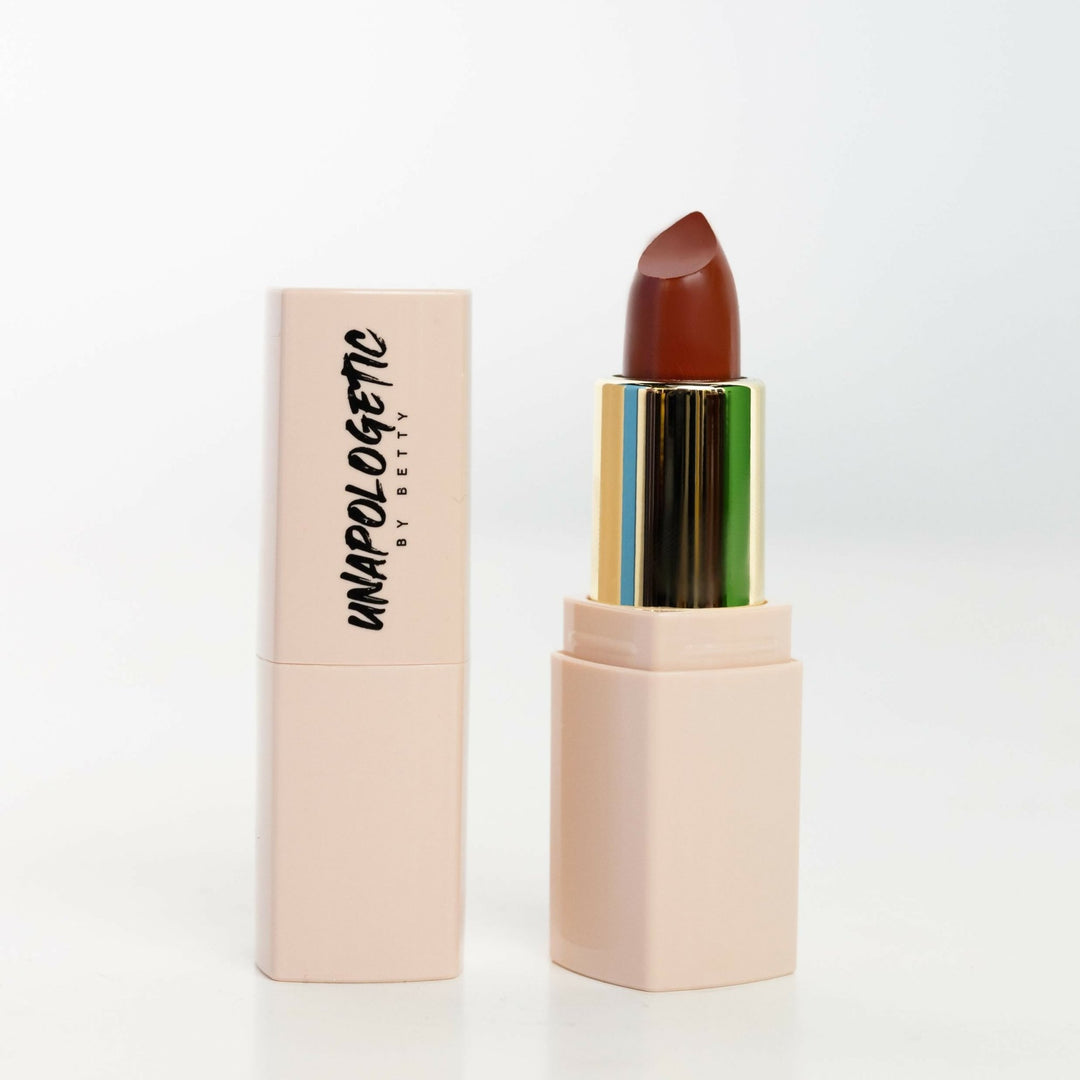 Unapologetic By Betty Boss Babe Lipstick - Brown - Shopzetu