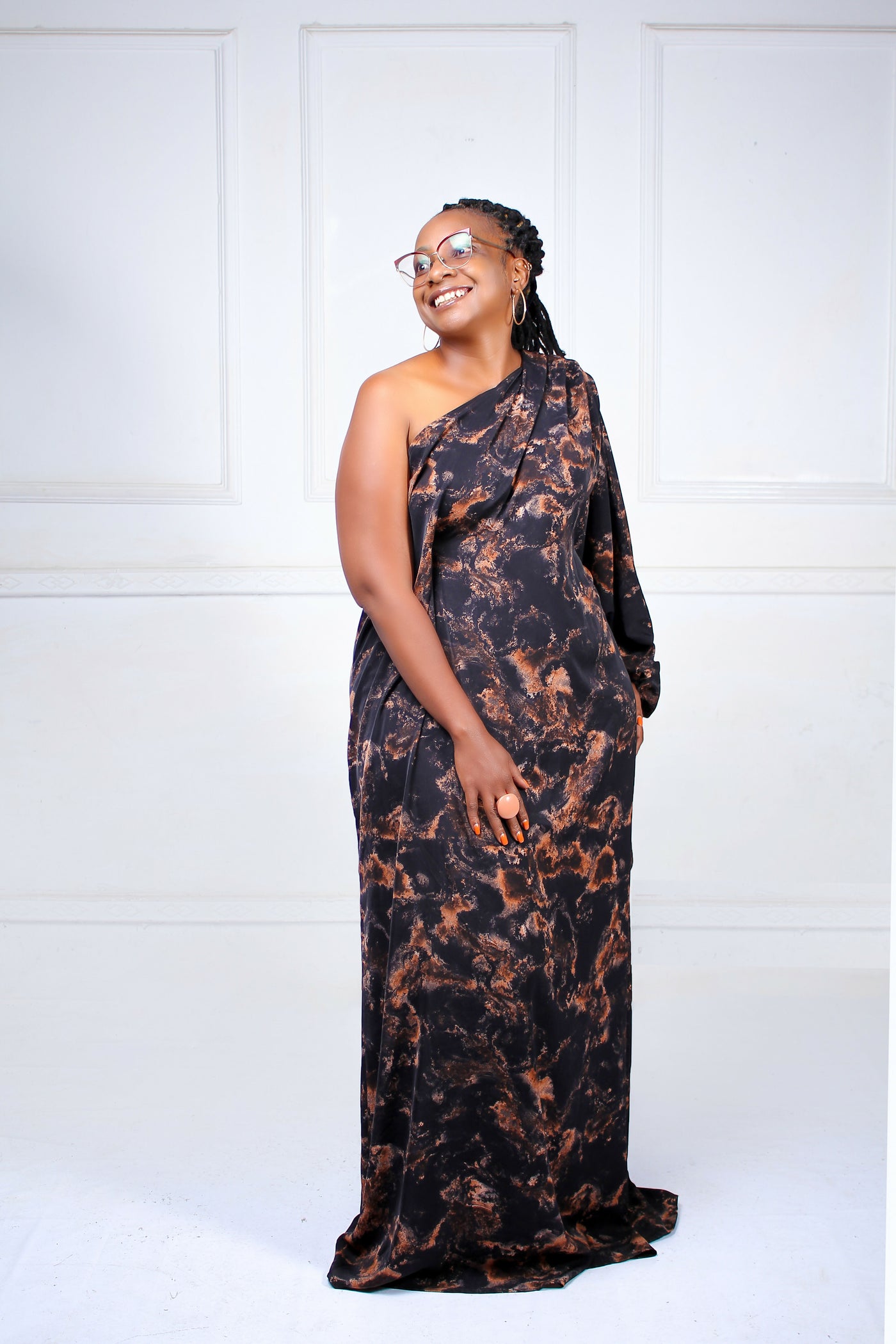 Thick & Fab Fatima Dress - Brown