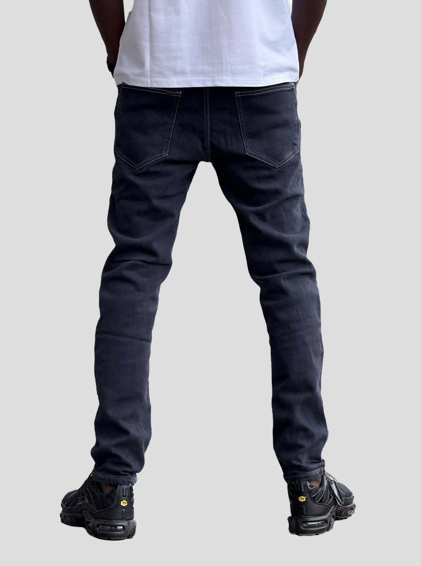 Stylish Brothers Extra Men Slim Fit Denim Jean - Dark Grey - Shopzetu