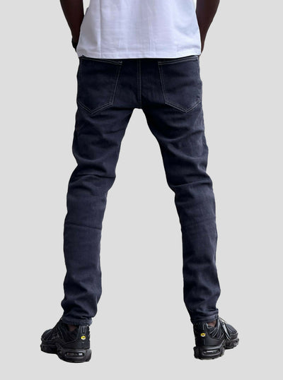 Stylish Brothers Extra Men Slim Fit Denim Jean - Dark Grey - Shopzetu