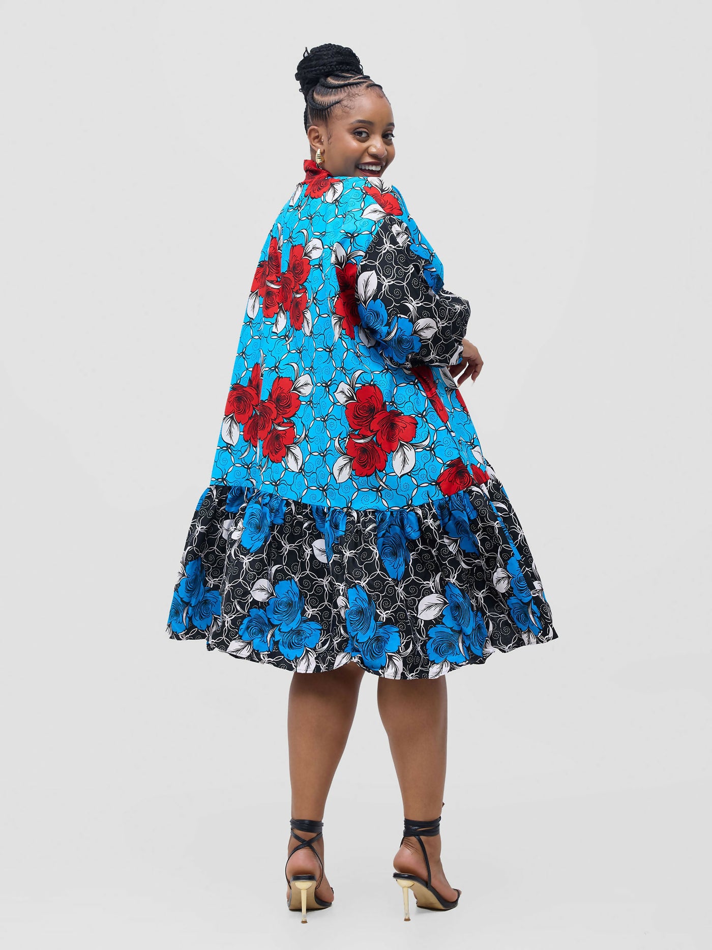 Simbaress Zuri Dress - Blue - Shopzetu