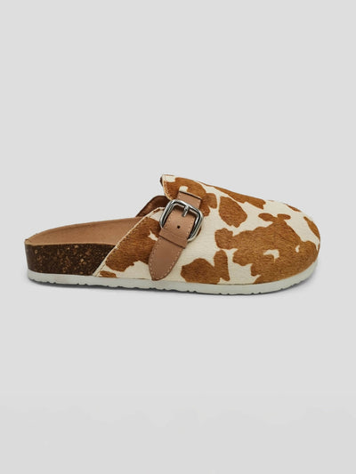 Julz Nahla Closed Sandal - Cow Print - Shopzetu
