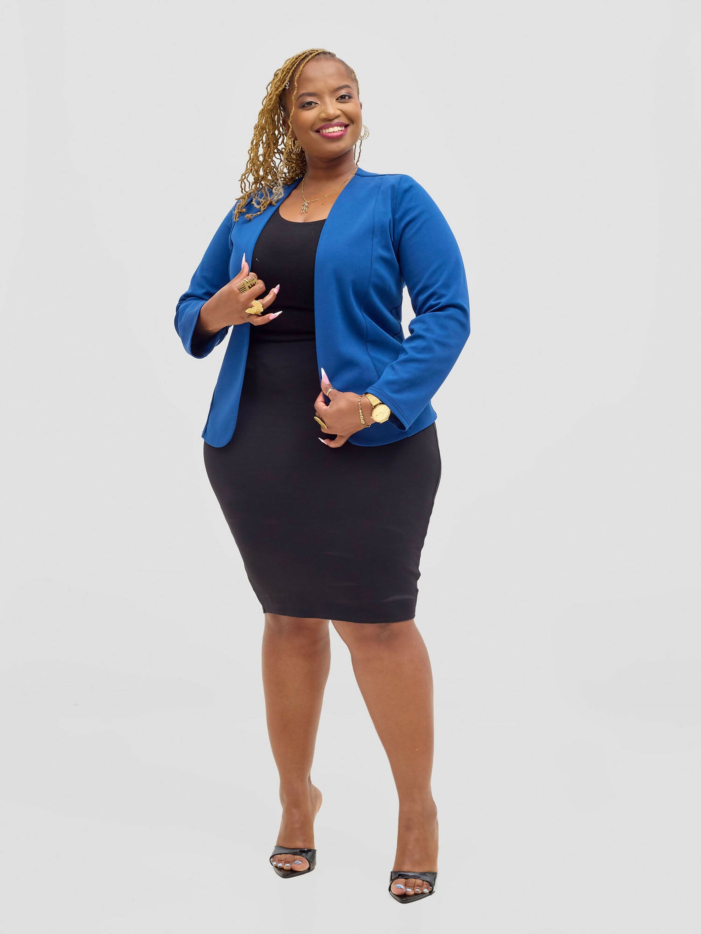 Silver Leaf Official Blazers (Without Collar) - Teal / Blue - Shopzetu