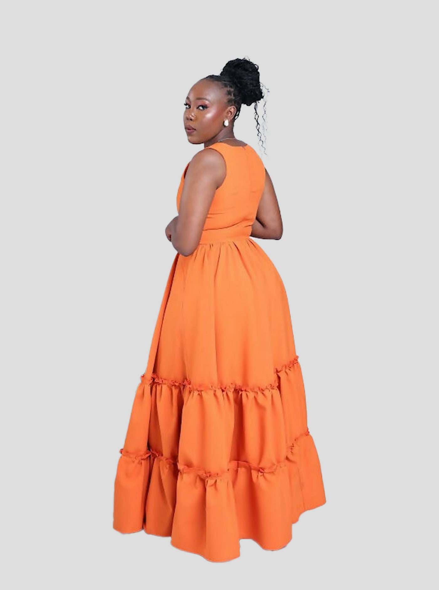 Vintlyne Maya Sunny Dress - Orange