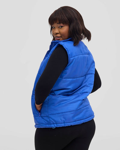 TimyT Urban Wear Executive Puff Jacket - Royal Blue - Shopzetu
