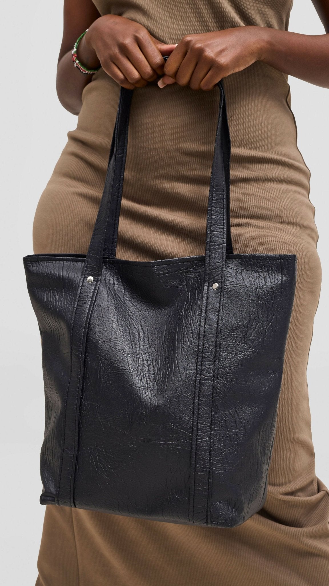 Mkenya Collections Tote Bag - Black - Shopzetu