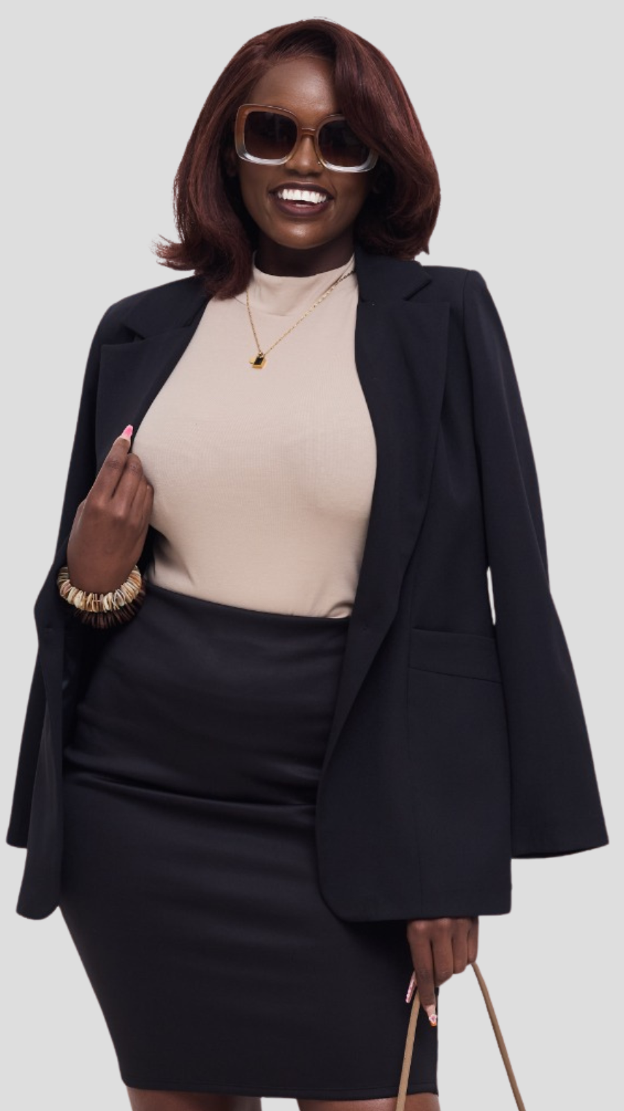 The Fashion Frenzy Celine Long Sleeved Tailored Blazer - Black