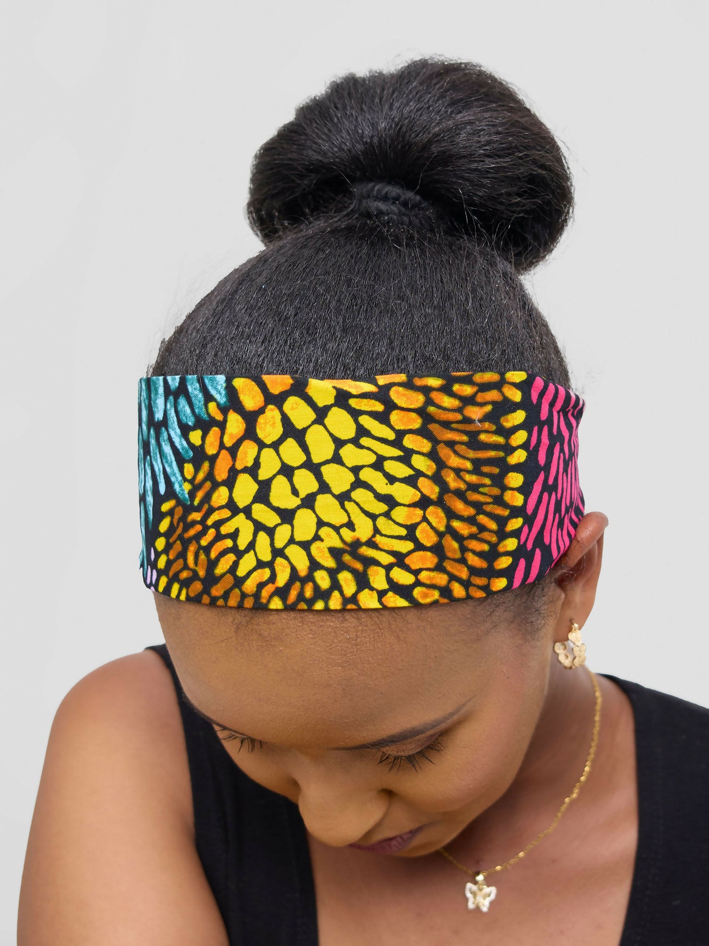 Proverbs 1 Classic Headband Rooted Bloom - Multicolored Print - Shopzetu