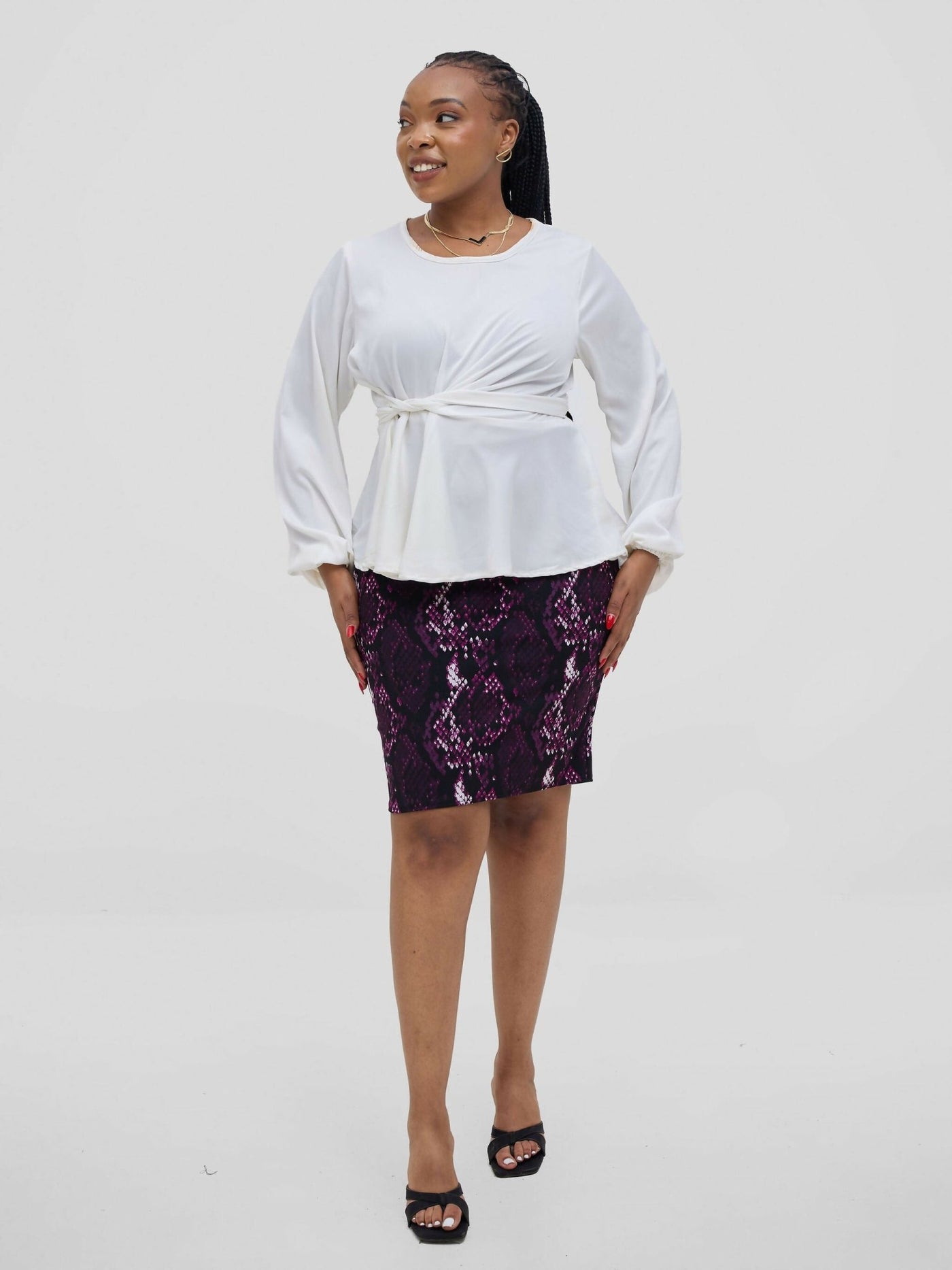 Silk House Collections Hulya Top - White - Shopzetu