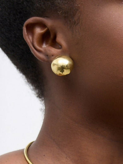 Purely Brass Taraji Earring - Brass - Shopzetu