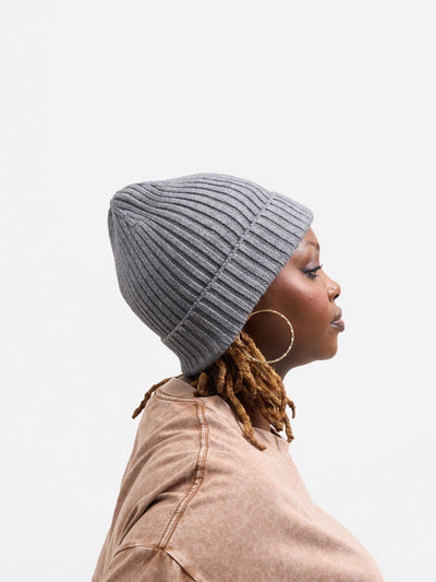 Nairodrip Limited Fisherman's Beanie - Grey - Shopzetu