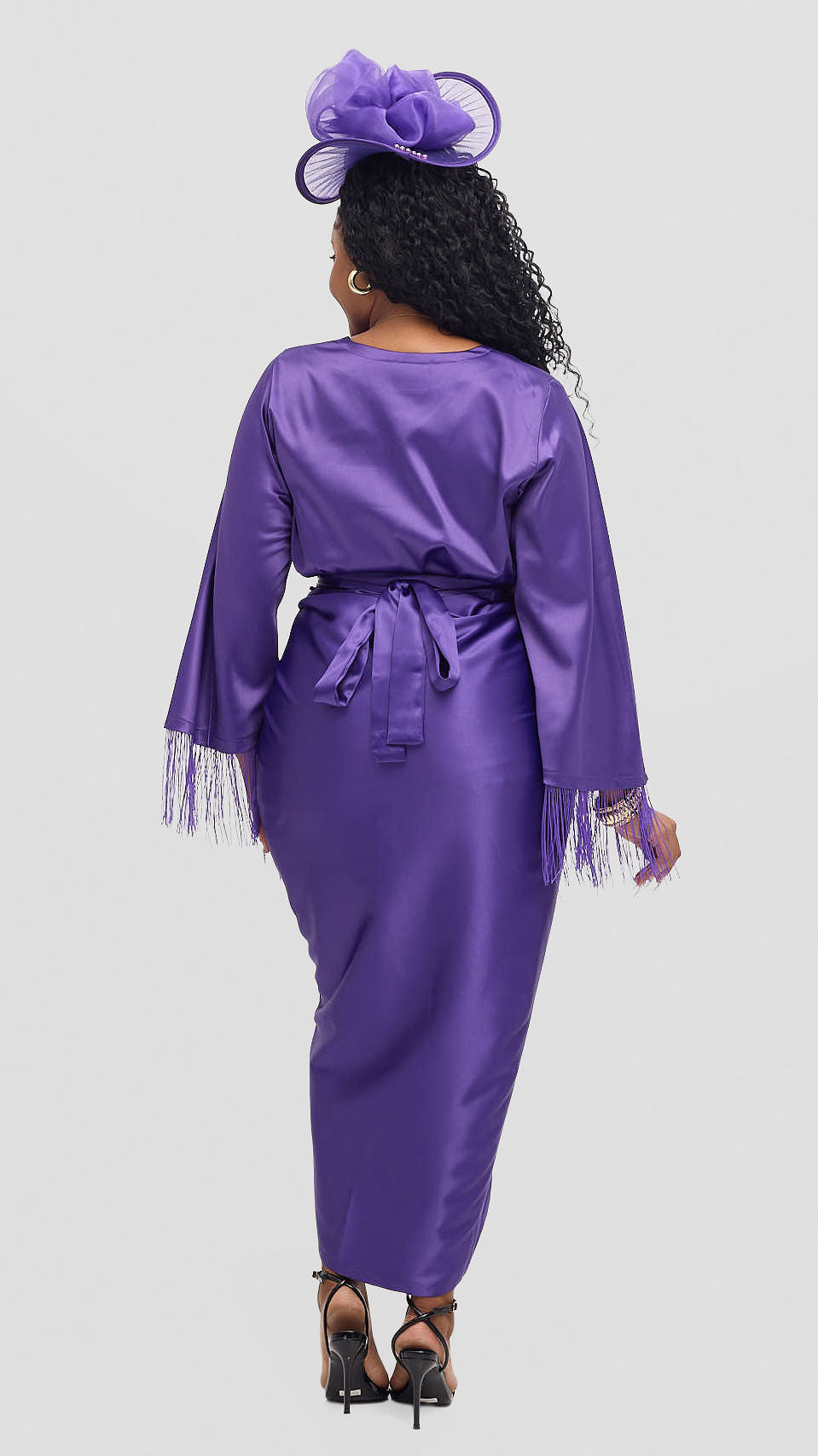 Shona Buba Skirt Set - Purple