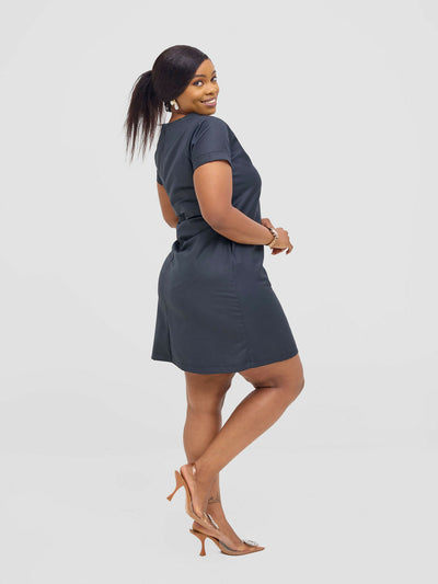Salok Wear Bina Dress - Black - Shopzetu