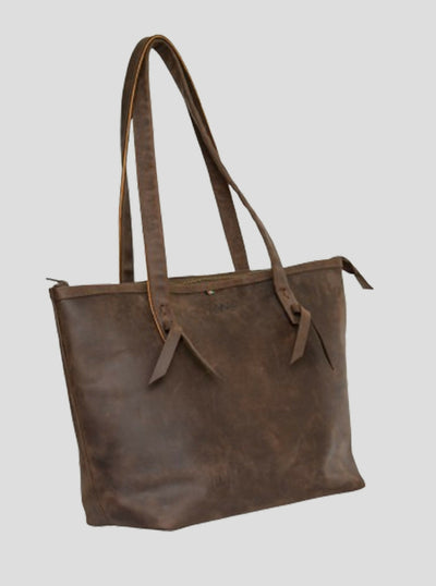 Wazawazi Nduku HandBag - Brown - Shopzetu