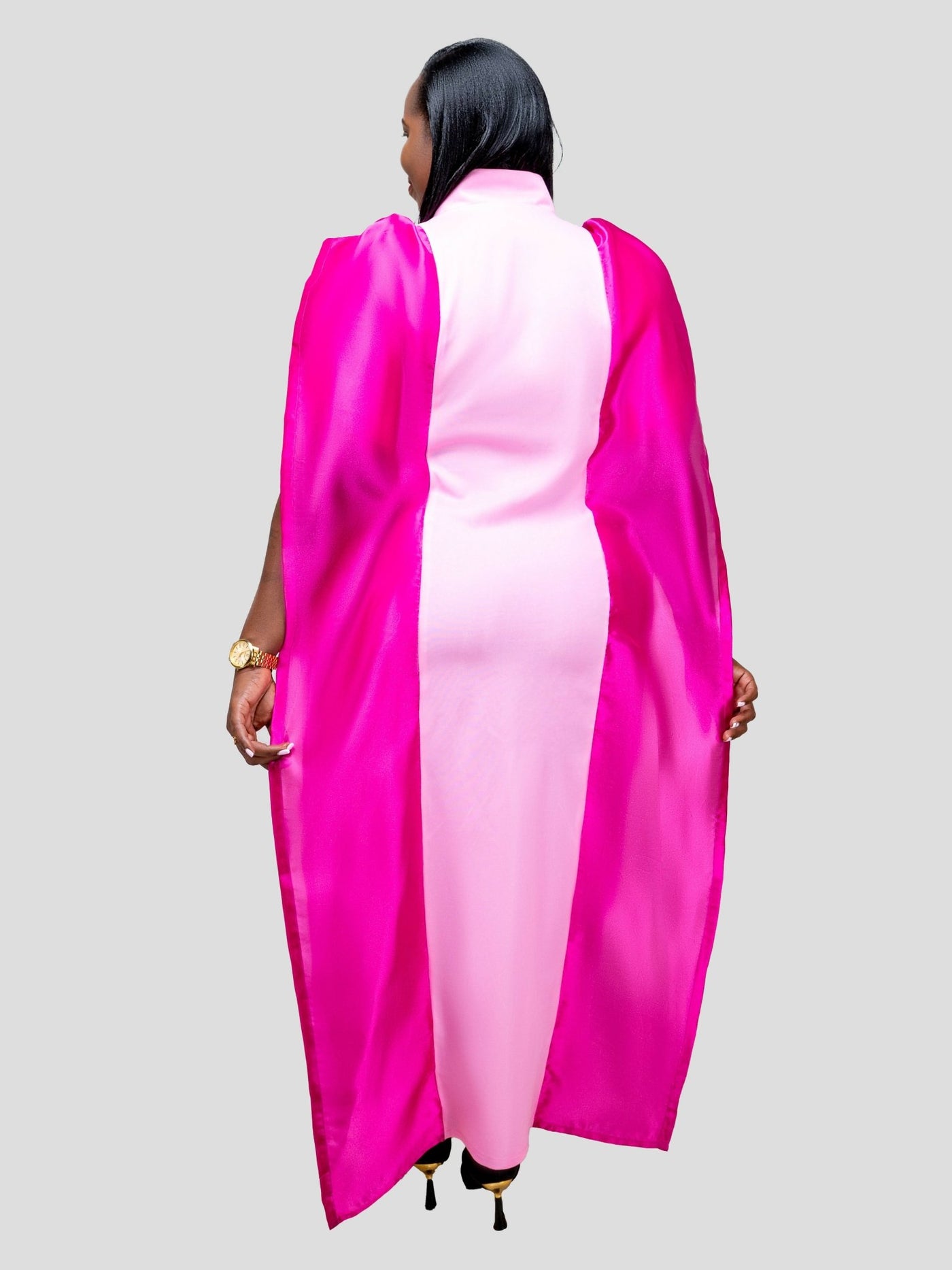 V - LUX Pretty Privilege Dress - Pink - Shopzetu