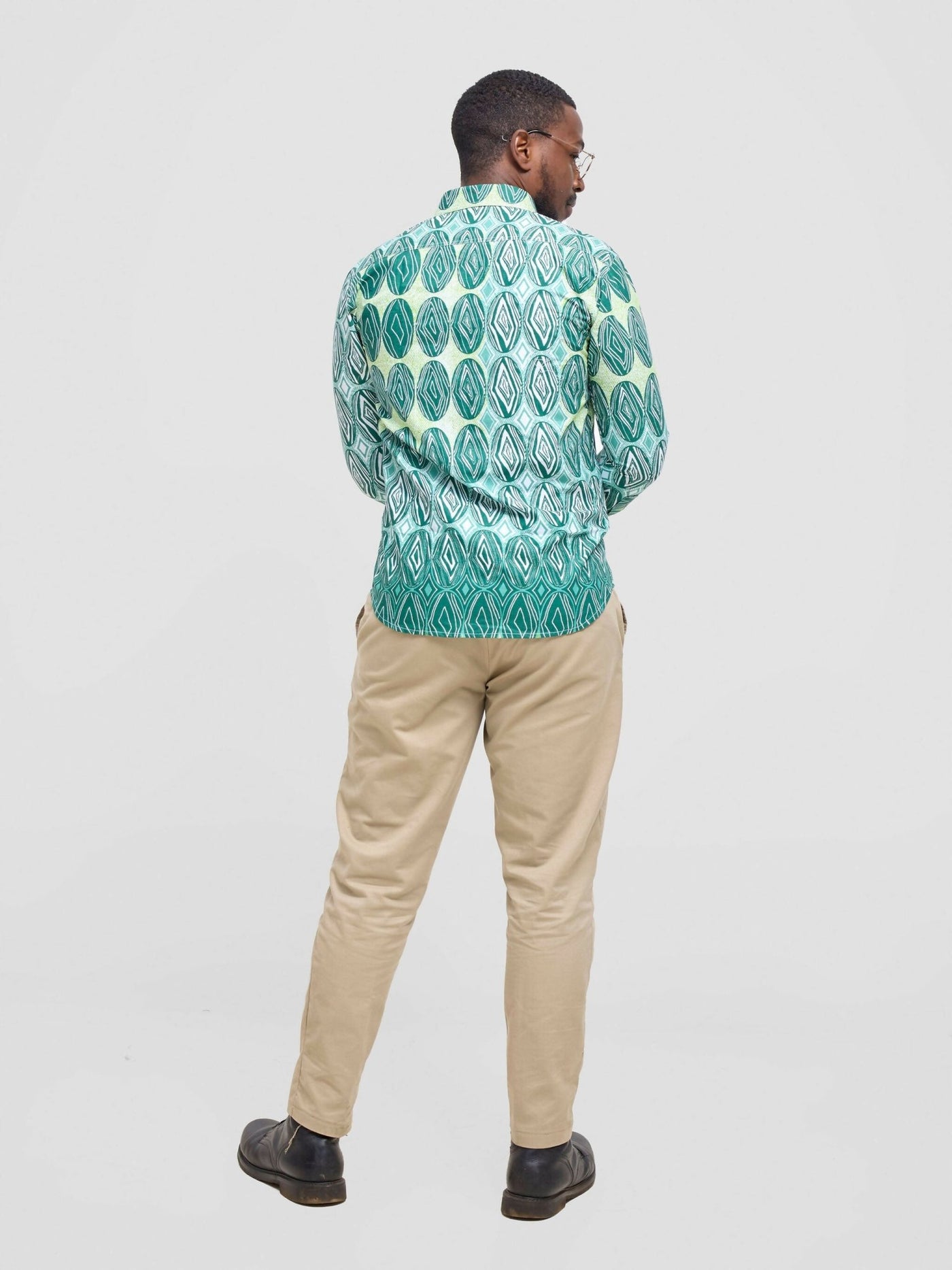 Mendilines Warm African Shirt - Green - Shopzetu