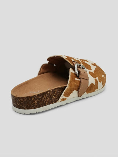 Julz Nahla Closed Sandal - Cow Print - Shopzetu