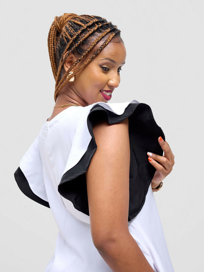Mnubistyle Muni Dress - White - Shopzetu