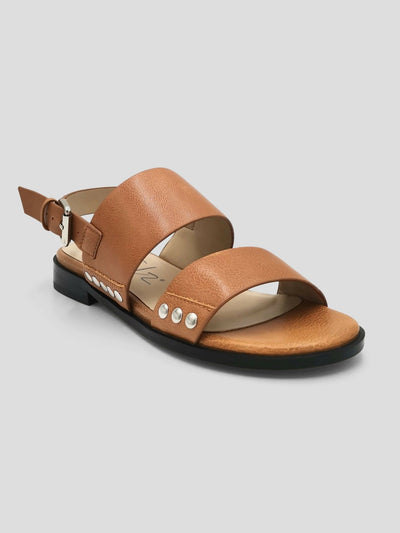Julz Poppy Tan Sandals - Tan - Shopzetu