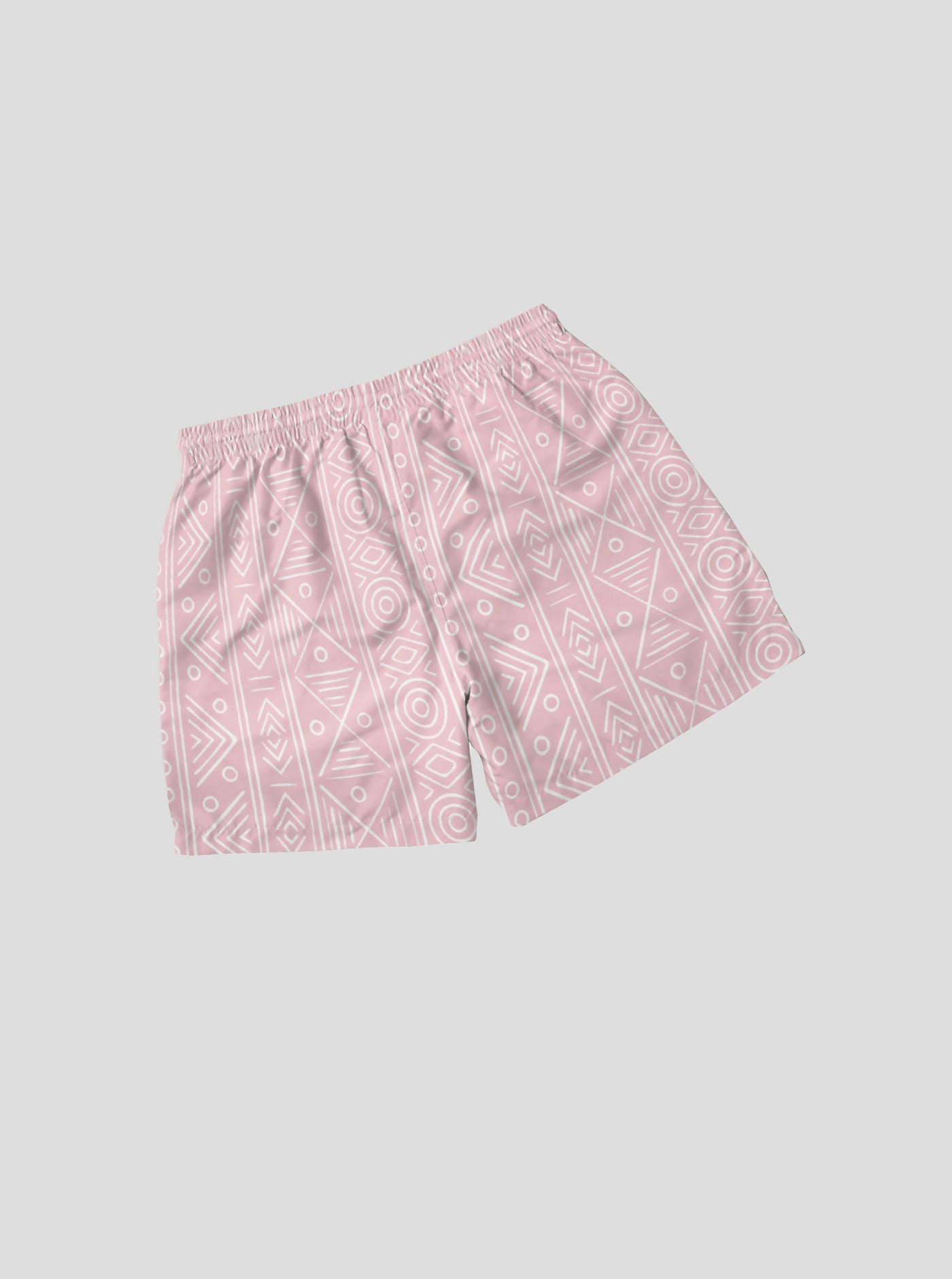 Kitu Kali Swim Shorts Men - Pink / White - Shopzetu